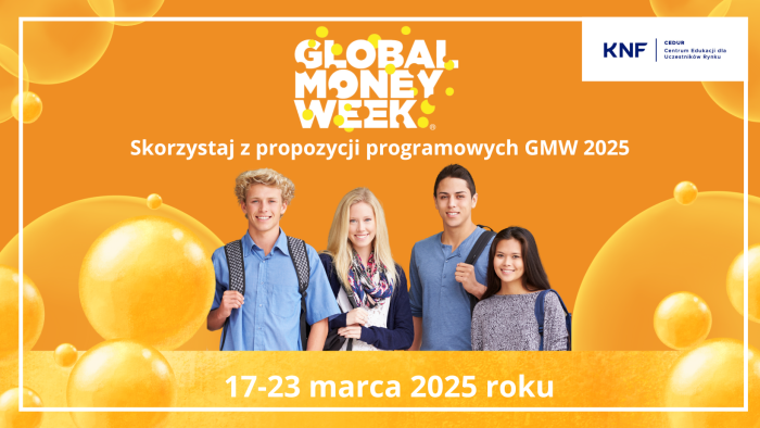 Miniaturka artykułu Urząd KNF – Zaproszenie do udziału w kampanii Global Money Week 2025, 17-23 marca 2025 roku