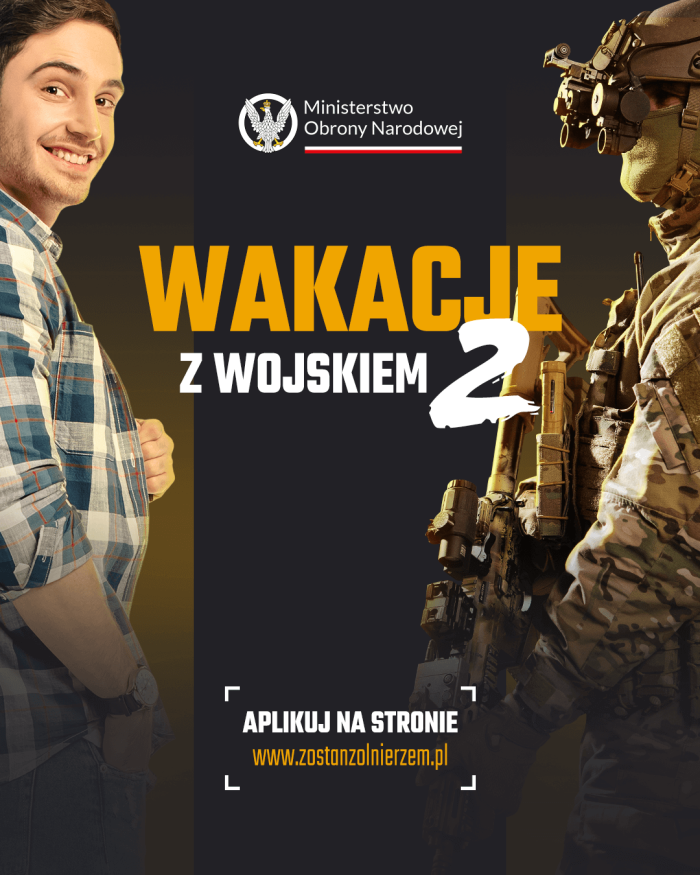 Miniaturka artykułu „Wakacje z Wojskiem 2” – oferta dla młodych mieszkańców