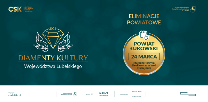 Miniaturka artykułu KONKURS – DIAMENTY KULTURY WOJEWÓDZTWA LUBELSKIEGO 2025
